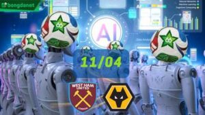 Siêu máy tính dự đoán bóng đá ngày 11/04 tâm điểm đội West Ham United gặp đội Wolves