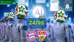 Siêu máy tính dự đoán bóng đá ngày 24/05 tâm điểm đội Bayern Munich gặp đội VfB Stuttgart