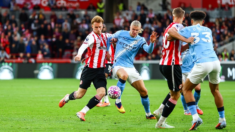 Manchester City vs Brentford đối đầu hấp dẫn