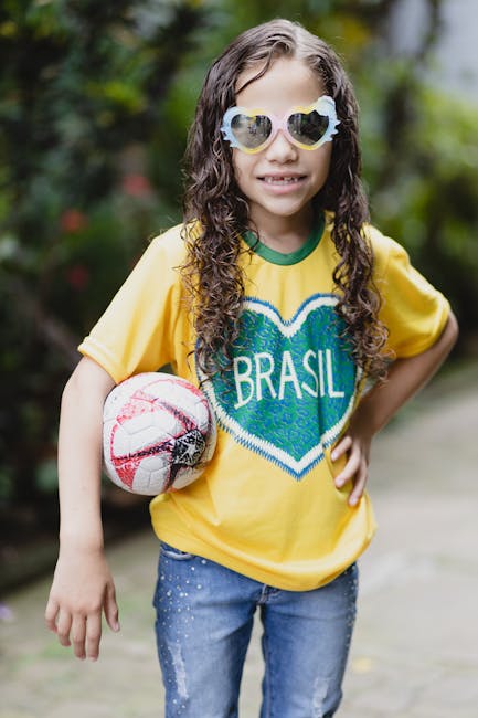 Cổ động viên Brazil cờ vàng xanh