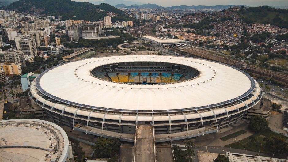 Sân vận động World Cup nhìn từ trên cao